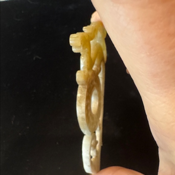 Beautiful Carved Hard Stone Dragon Plaque - Picture 7 of 10